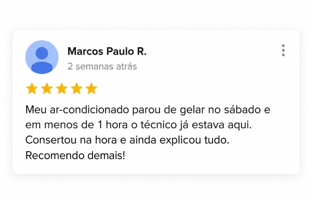 Depoimento de cliente