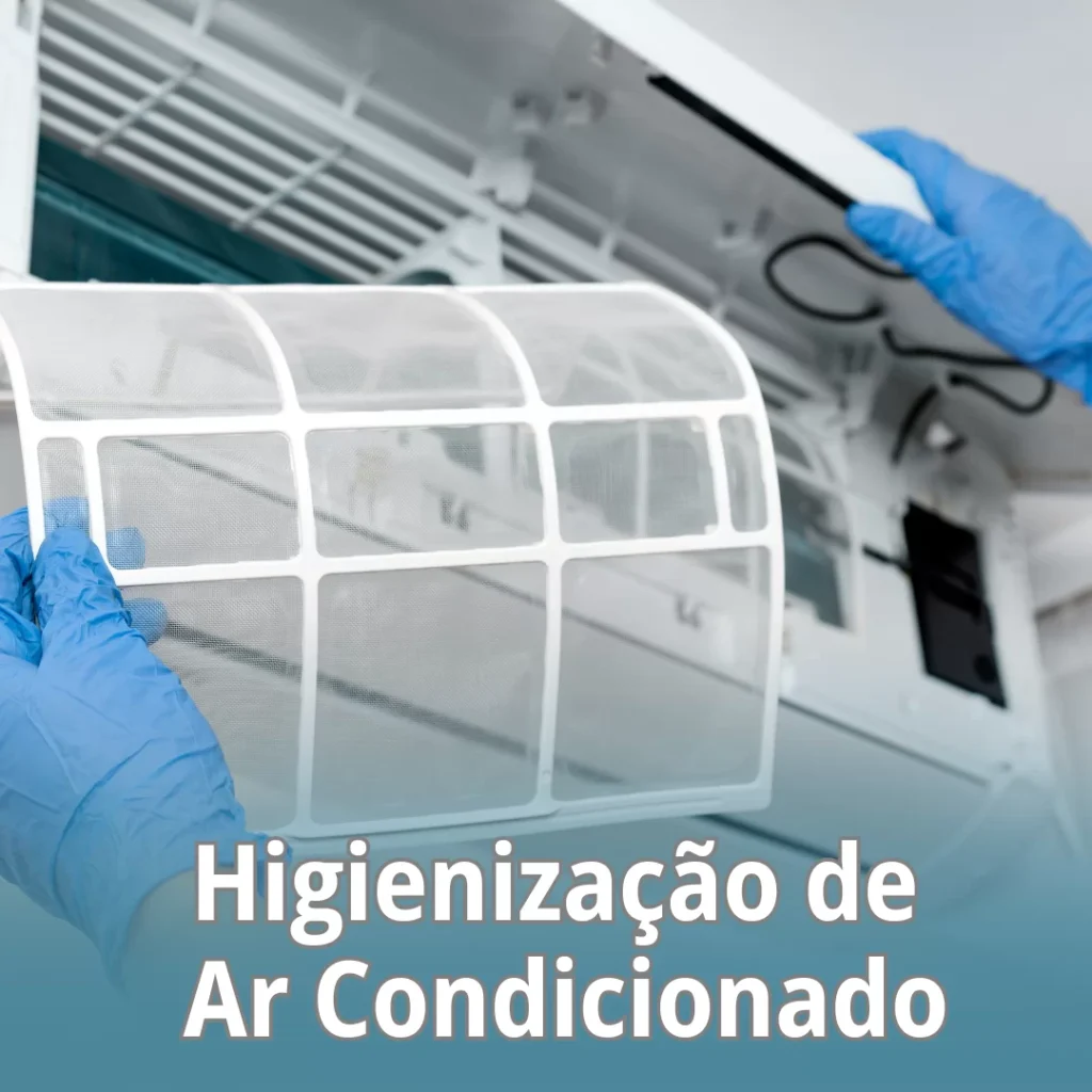 Higienização de ar-condicionado